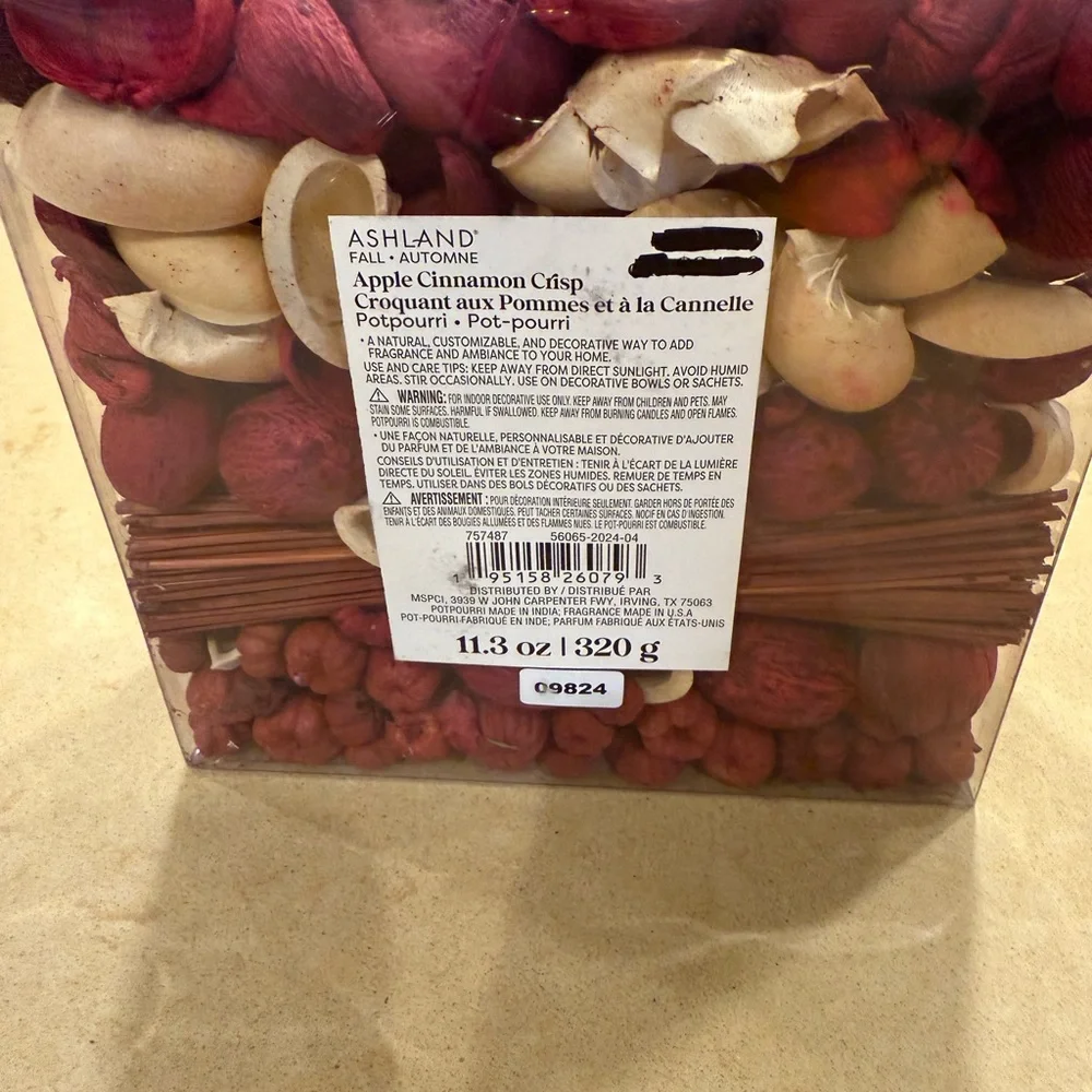 Home Decor Ashland Home Fragrance Potpourri Apple Cinnamon Crisp NWT